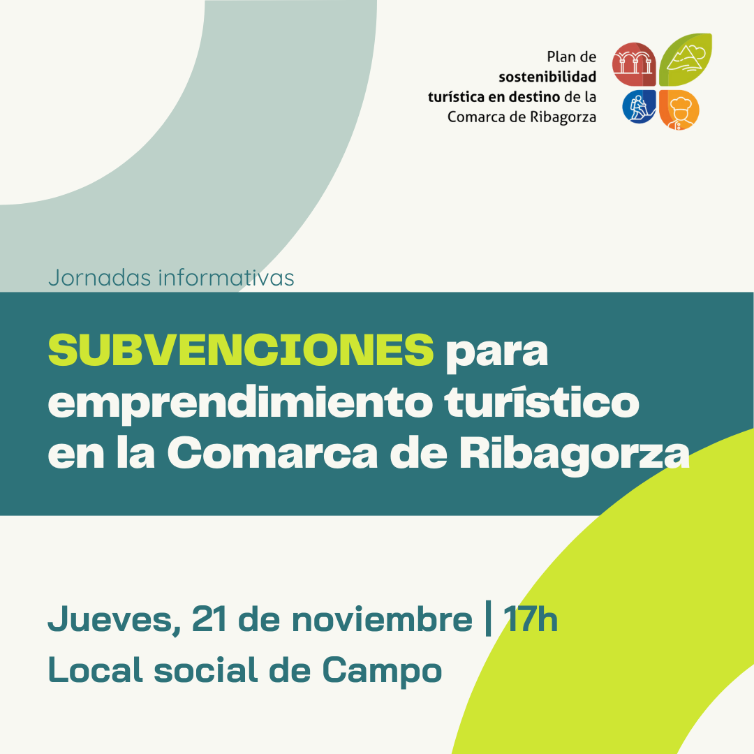 JORNADAS INFORMATIVAS SOBRE SUBVENCIONES AL EMPRENDIMIENTO TURÍSTICO