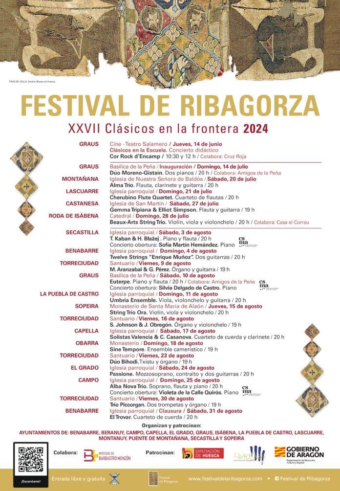FESTIVAL DE RIBAGORZA - XXVII CLÁSICOS EN LA FRONTERA 2024